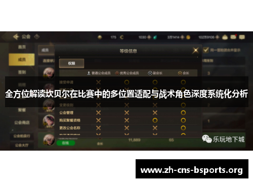 全方位解读坎贝尔在比赛中的多位置适配与战术角色深度系统化分析 全方位解读坎贝尔在比赛中的多位置适配与战术角色深度系统化分析